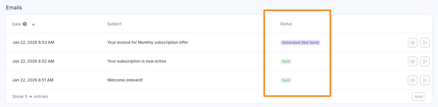 cleeng_customer_accounts_emails_status.png
