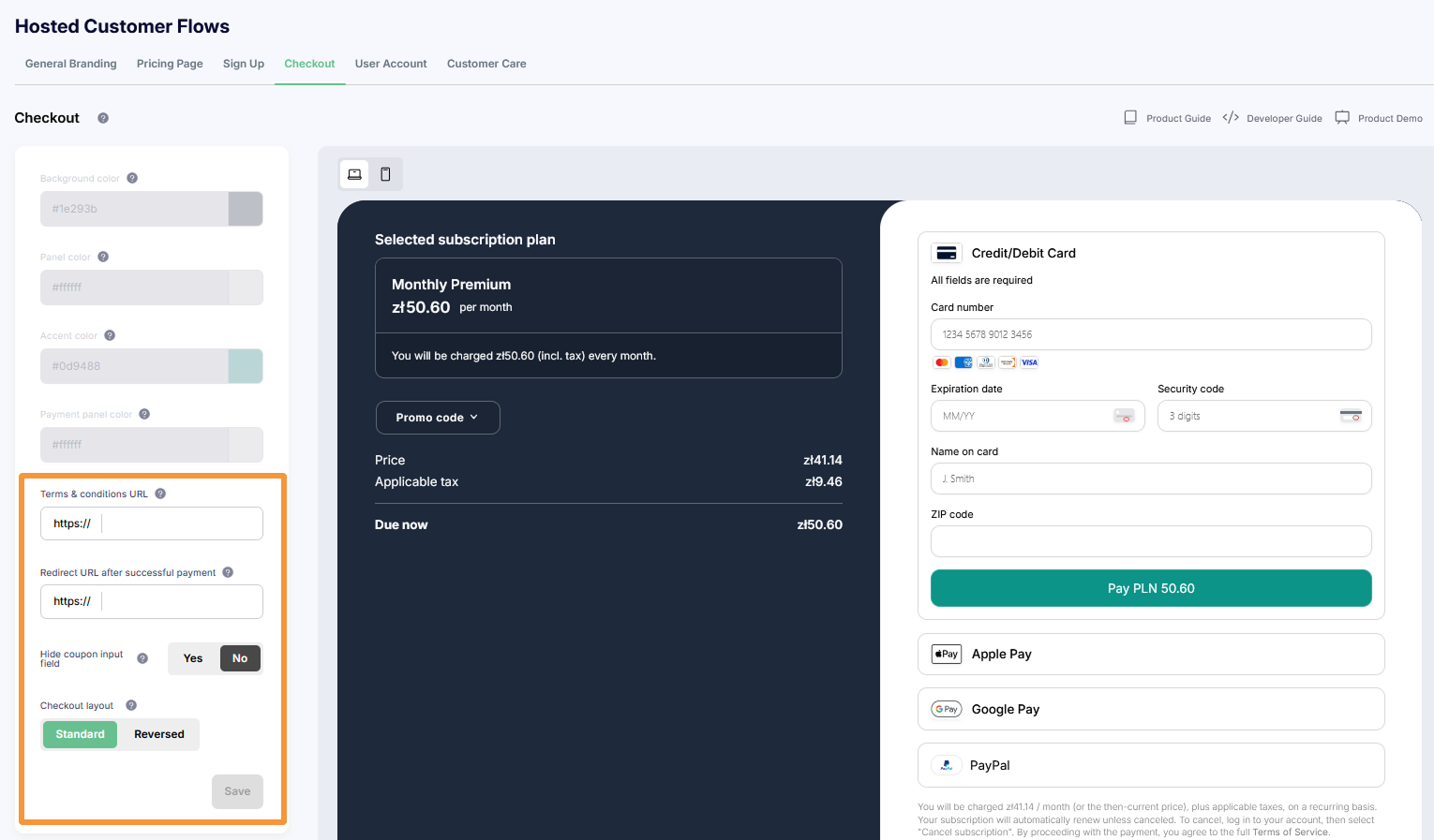cleeeng_hosted_customer_flows_checkout_settings.png