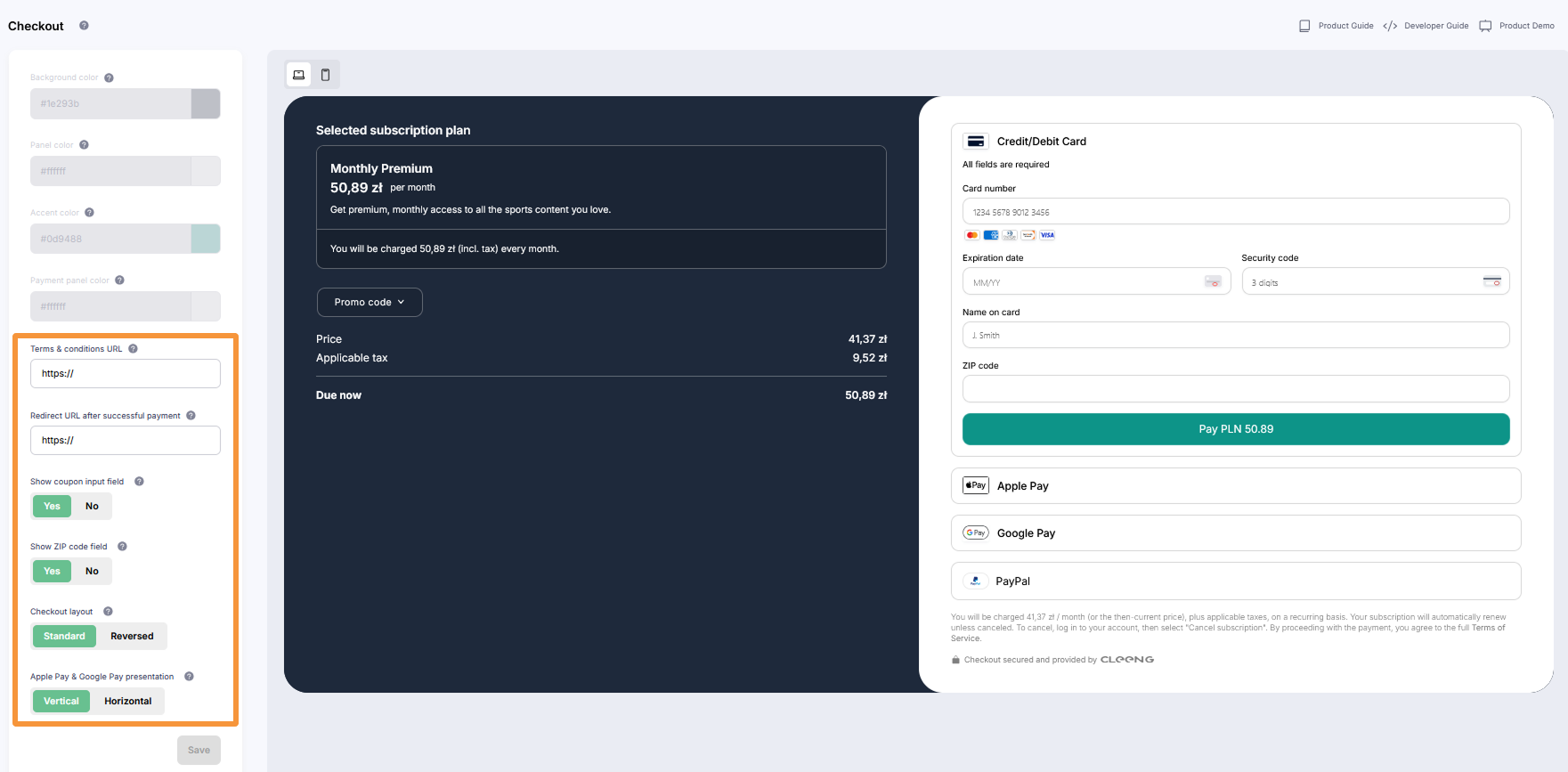 cleeng_hosted_customer_flows_checkout_settings.png